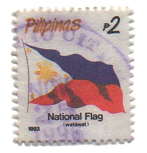 National Flag Philippine Stamp